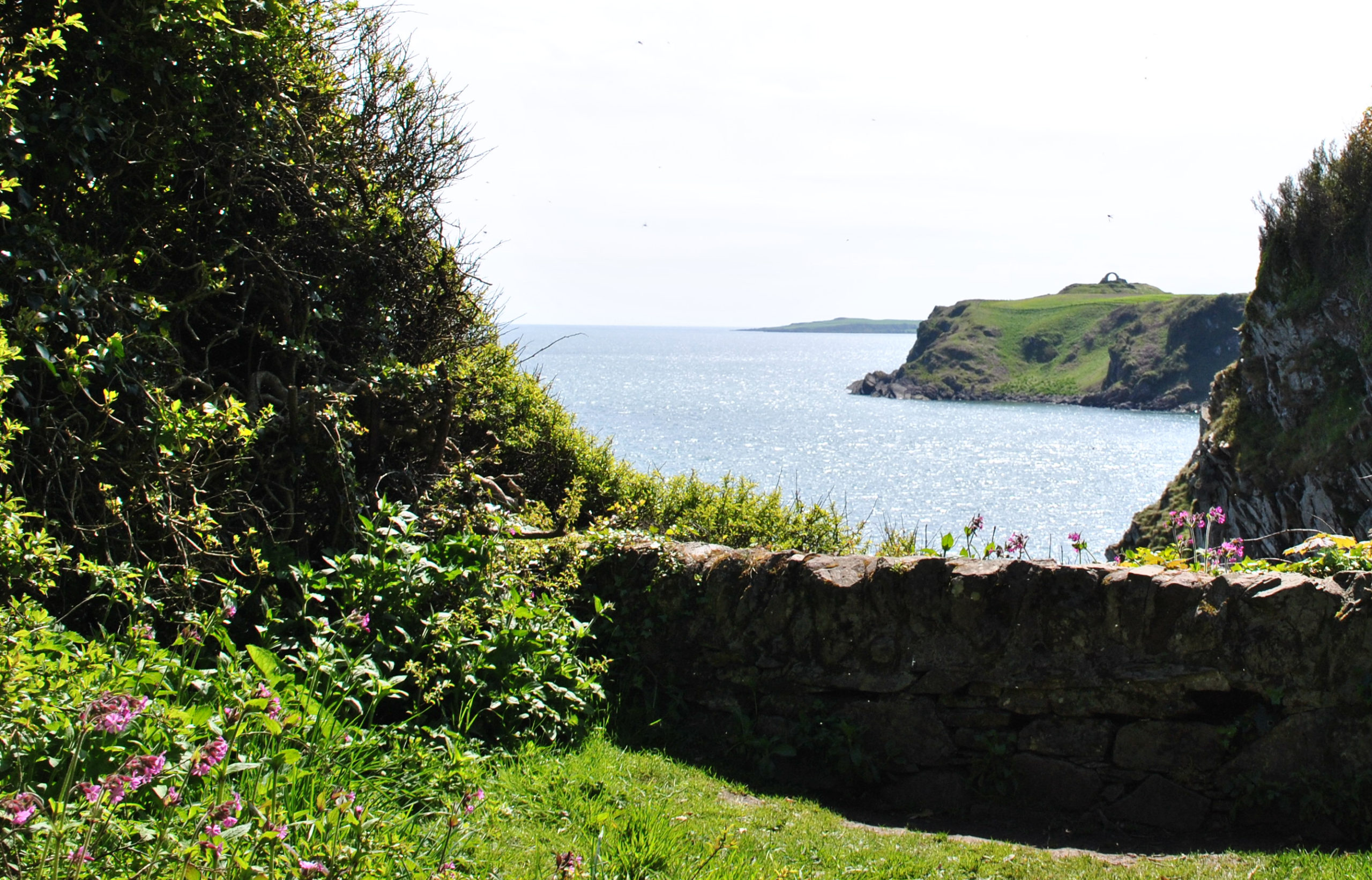 Coastal Walking Path to Cruggleton Castle, Dumfries & Galloway, Schottland