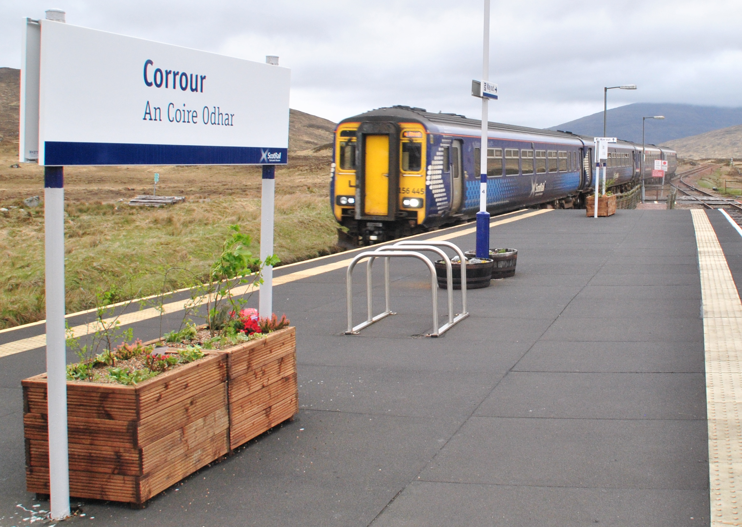 Corrour Station, Rannoch Moor, Schottland