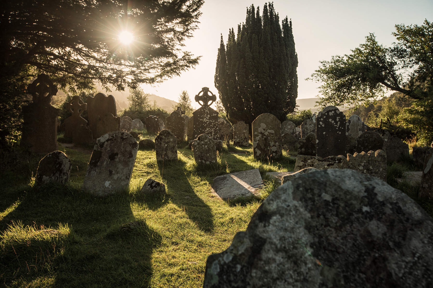 Glendalough, Wicklow Mountains, Rep. Irland