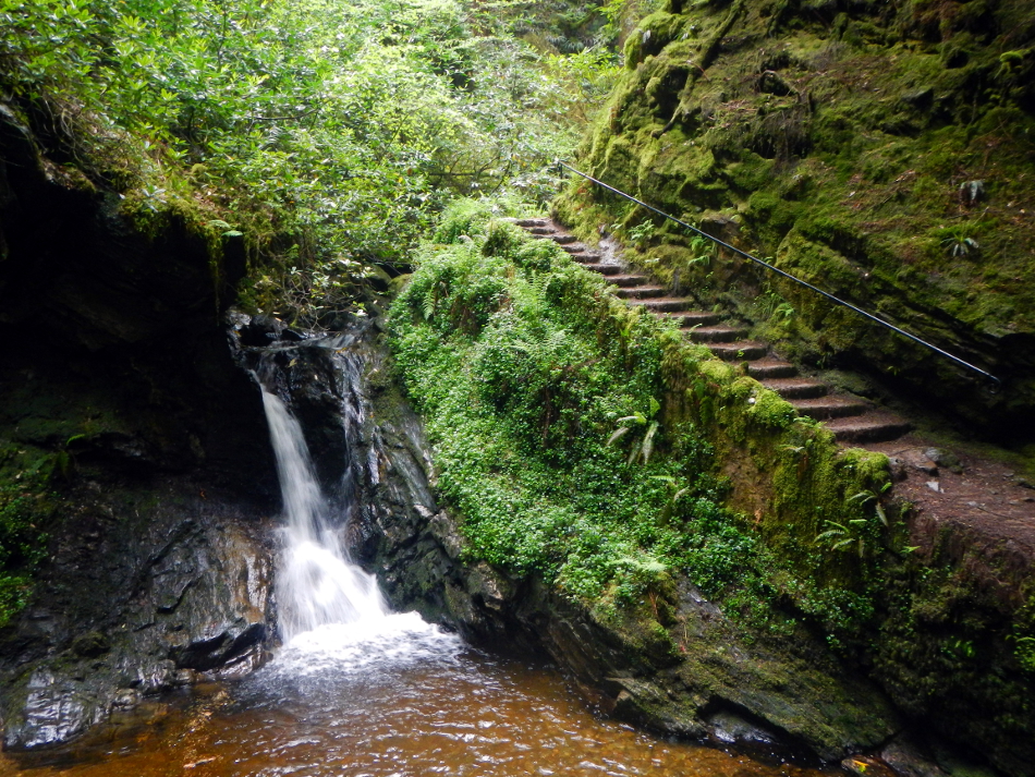 Pucks Glen, Cowal Halbinsel, Schottland