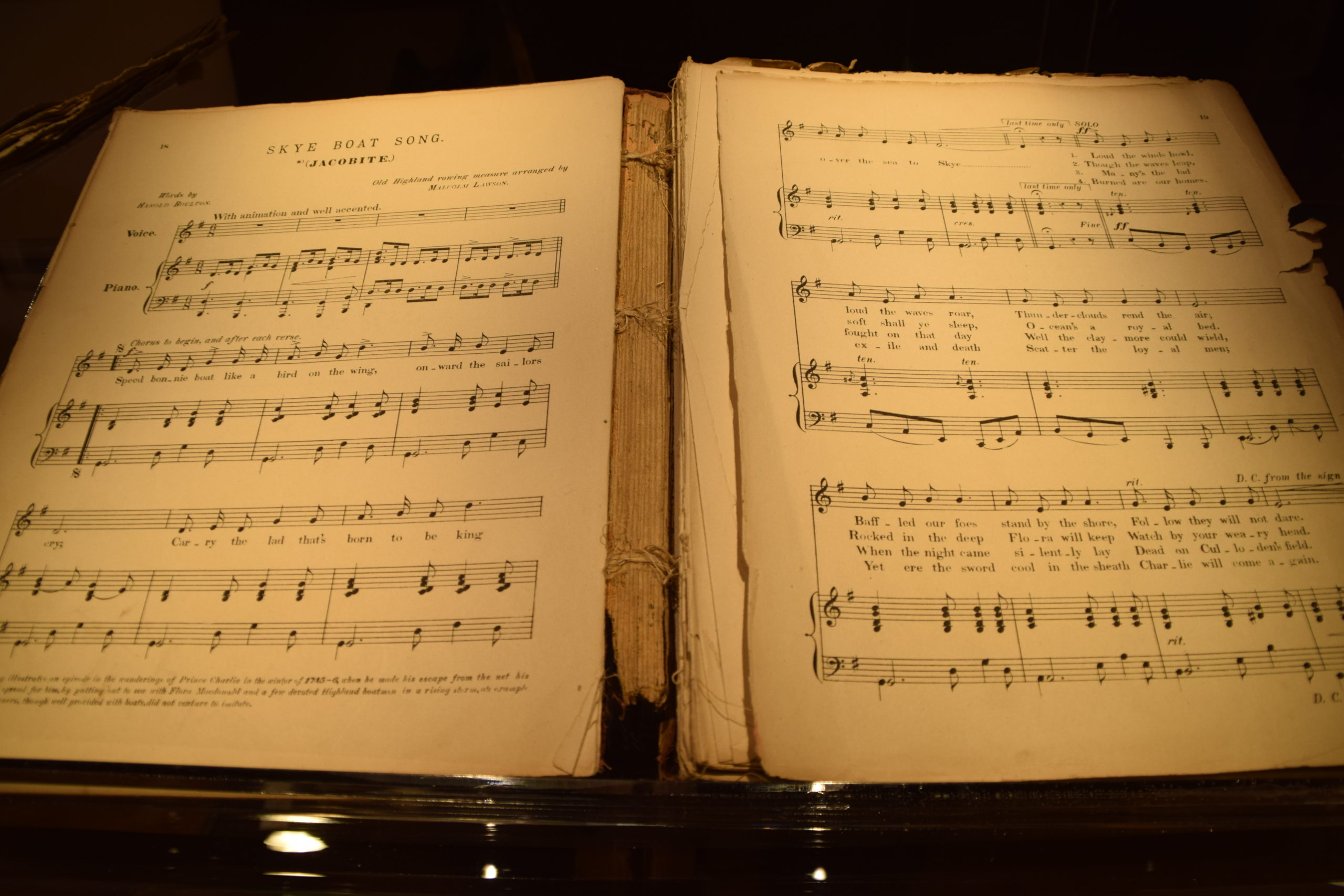 Skye Boat Song (Titelmusik Outlander), Museum Isle of Uist, Schottland