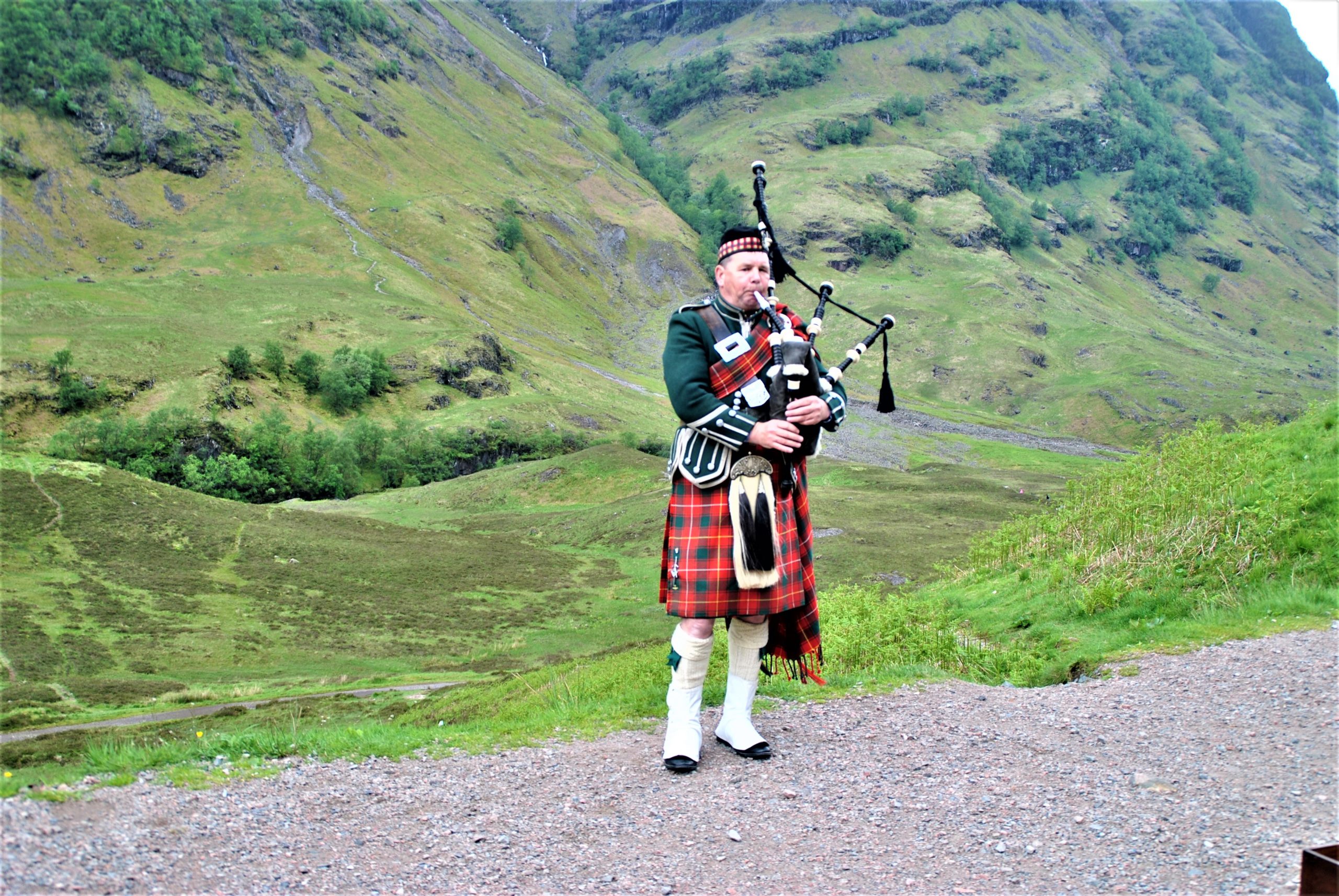 Lonley Piper, Glencoe, Schottland