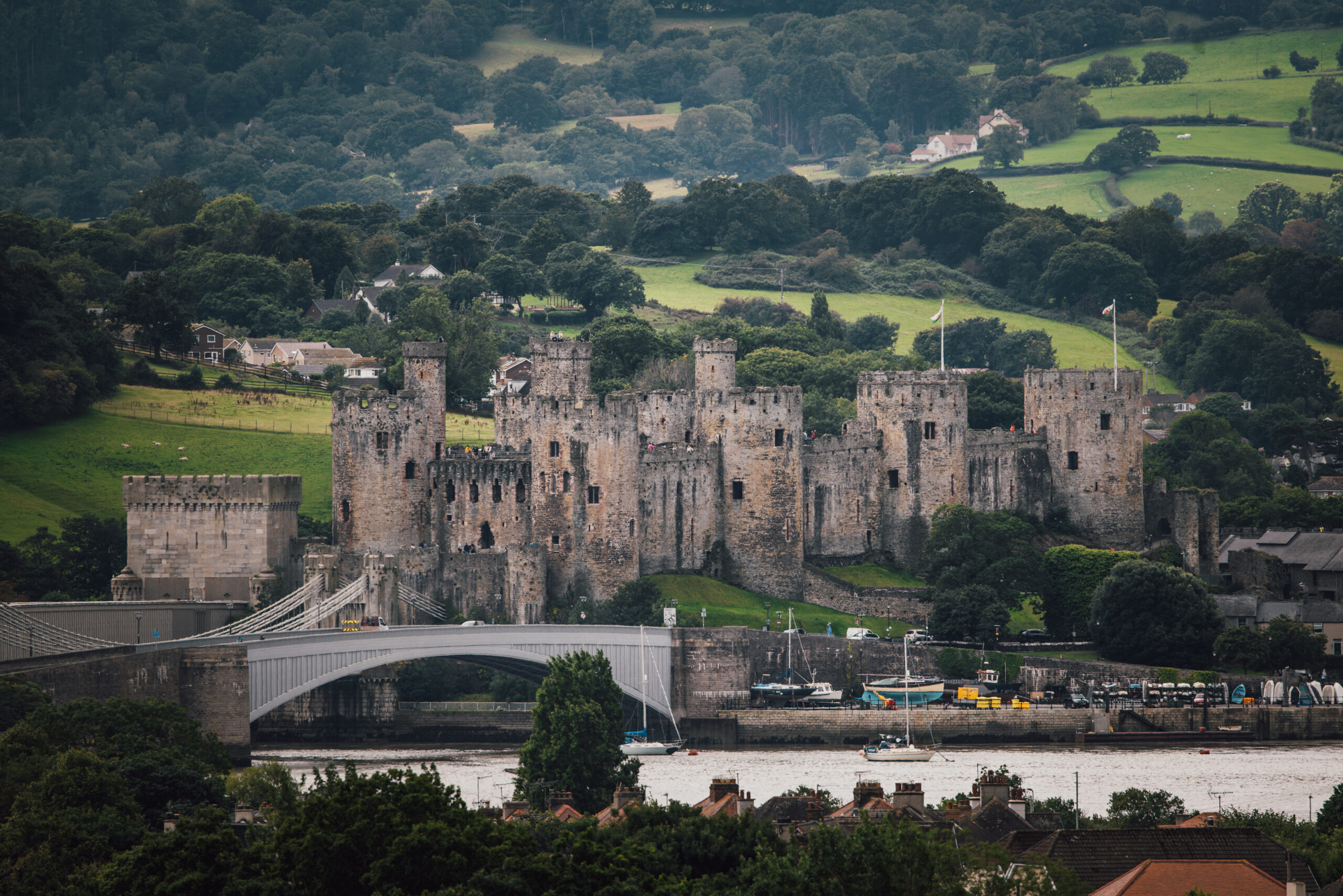 677682-view-of-conwy-castle-from-bodysgallen-hall-llandudno