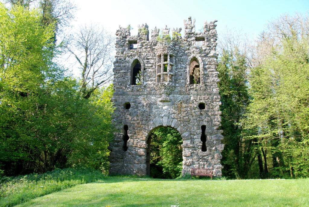 Belvedere House and Gardens, Gothic Folly, Mullingar, Co Westmeath, Irland