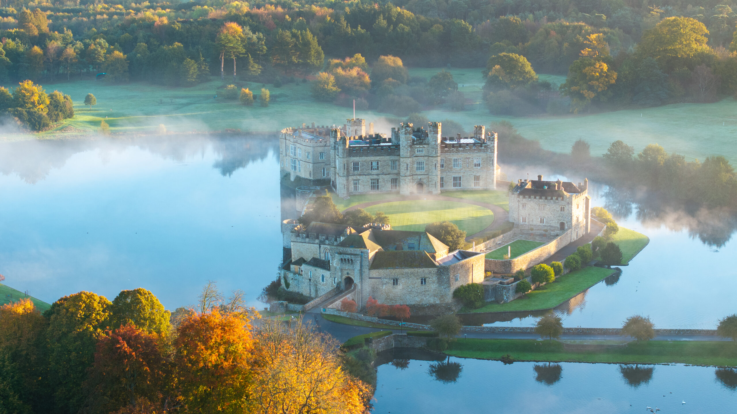 Leeds Castle in Kent, England