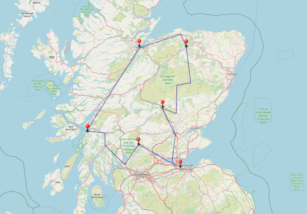 Einsteigertour durch die Highlands, Schottland