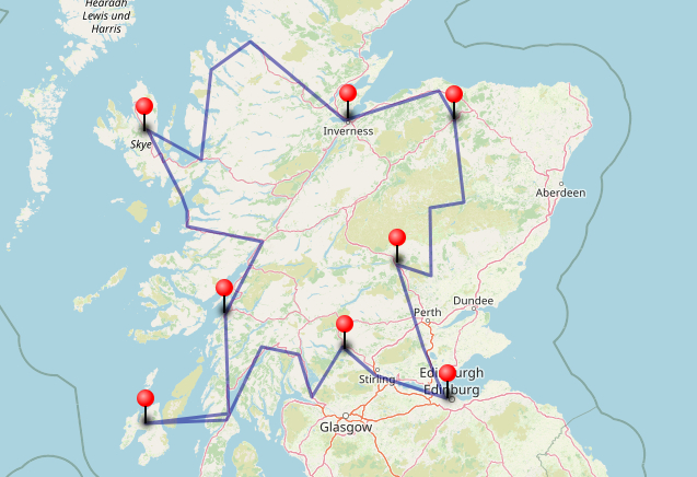 Highlands Total, Schottland