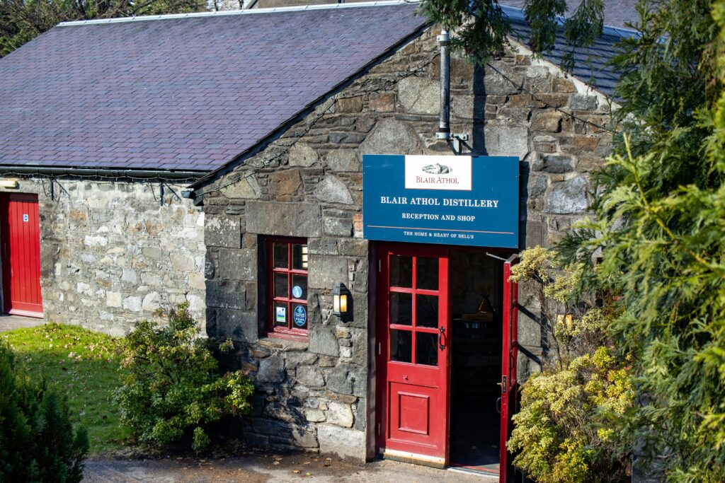 Pitlochry, Blair Atholl Whisky Distillery, Schottland